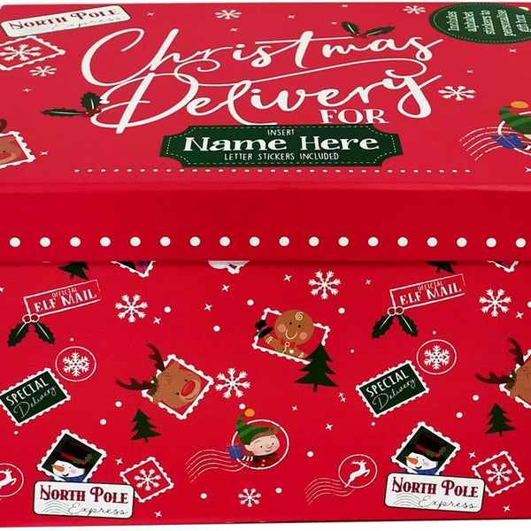 Red Christmas Delivery Box