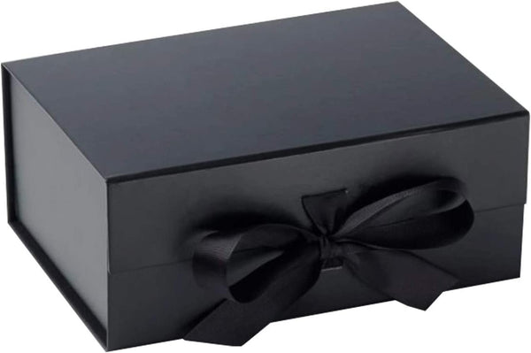 Black Gift Box With Ribbon
