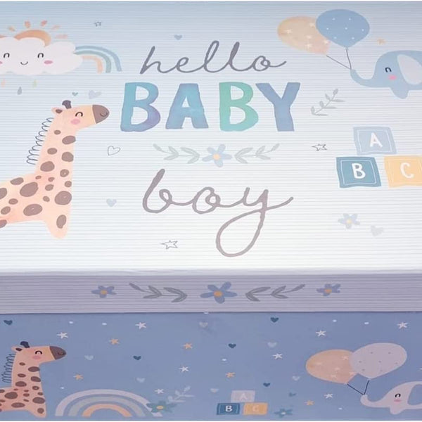 Baby Blue Keepsake Box With Lid