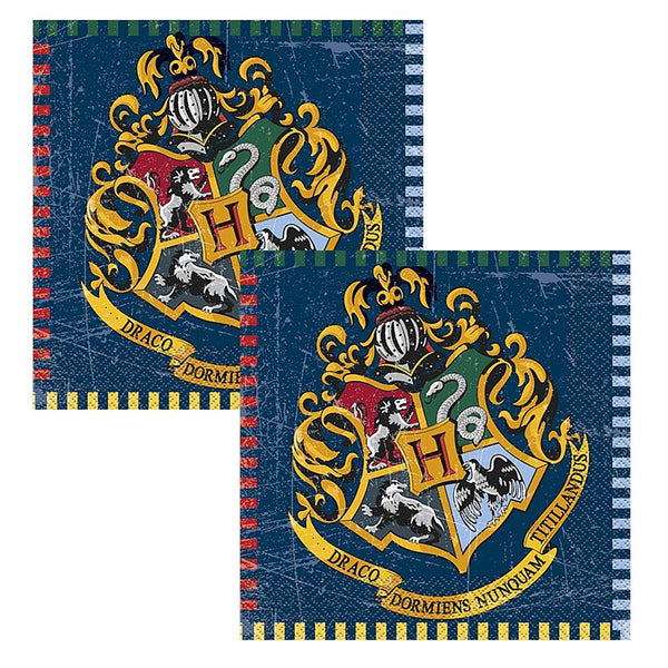 Harry Potter Party Supplies Tableware Set for 16 Guests